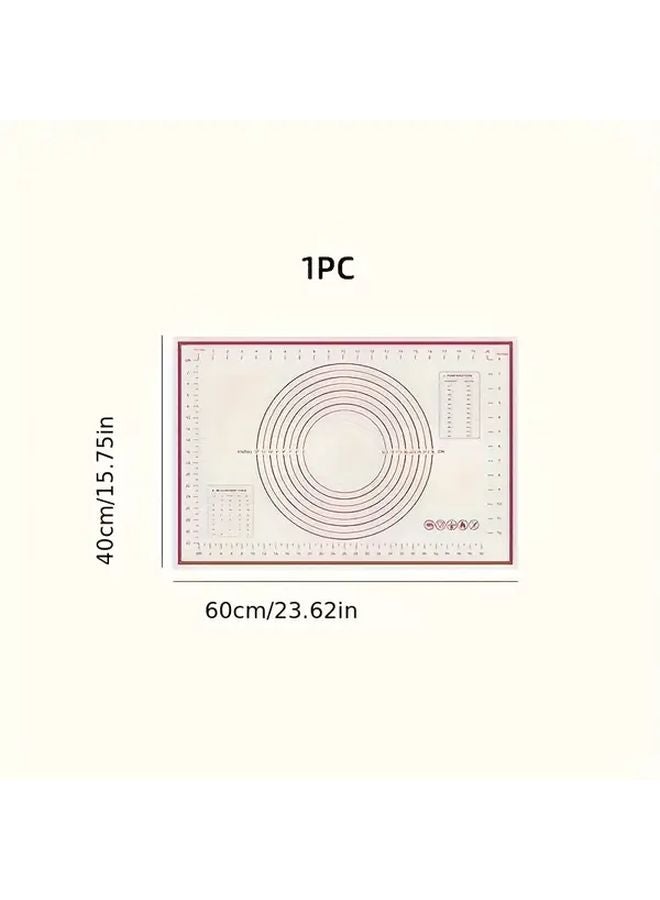 Pink Extra Large Non Stick Pastry Mat For Baking Dough Rolling Countertop Protection - Image 4