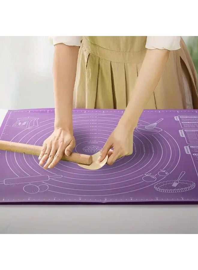 Pink Extra Large Non Stick Pastry Mat For Baking Dough Rolling Countertop Protection - Image 5