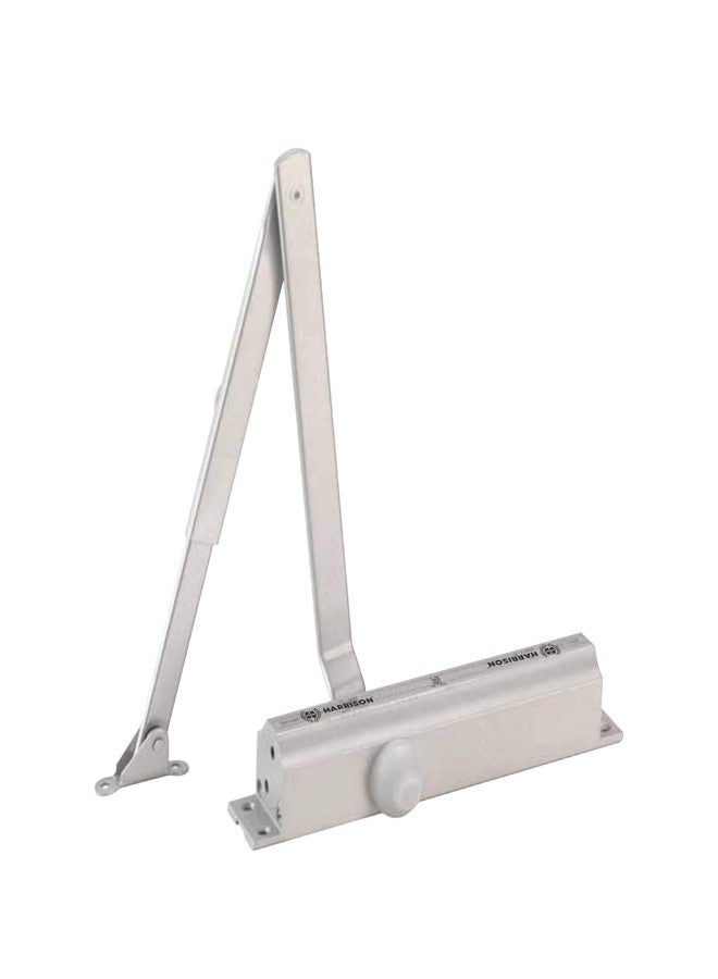 Harrison Door Closer RM1000-0401 Automatic Door Closer | Aluminiume Material | Double Speed Adjustment | Suitable for Home, Office, Hotel, Restaurant, | Silver Finish | Weight Capacity 60kg | - Image 4