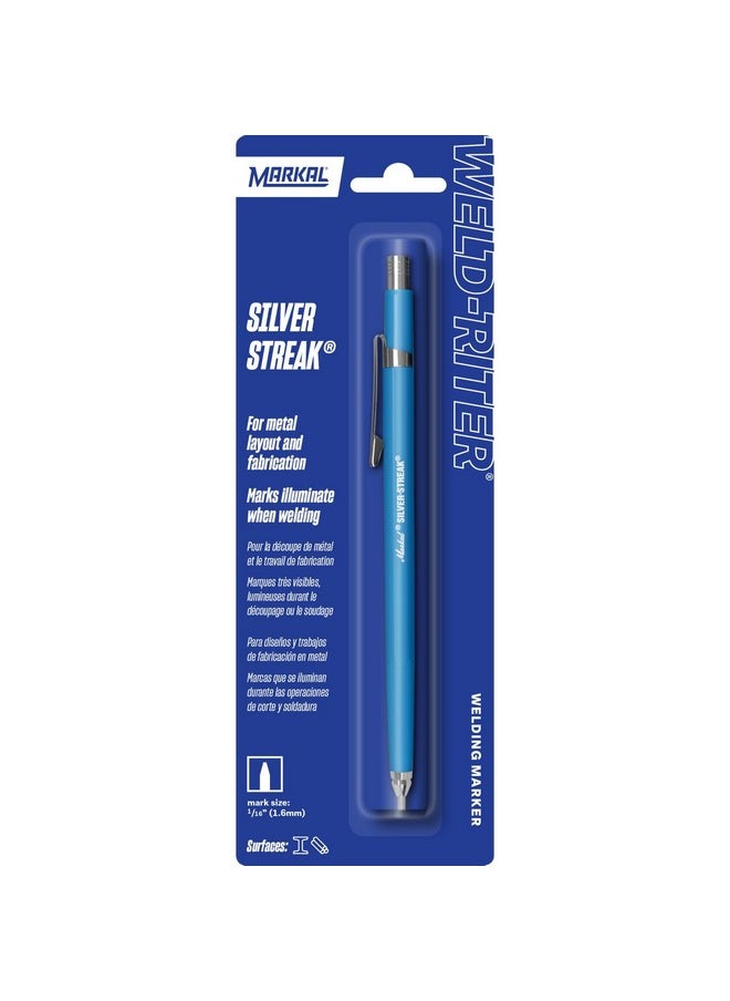 96006 - Markal Silver-Streak Holder With 1 Reflective Lead, Built-In Sharpener, 1 Click Advance -Ideal For Metal Layout & Fabrication Work - pzsku/Z054744C2D5261D90C01DZ/45/_/1731928125/98cdd825-60e5-4f0c-92f2-5b65961a0a7a