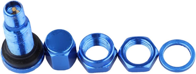 Car Wheel Valves Stems Cores Aluminum Alloy Construction with Enhances Durability and Styles for Everyday Commuting 4pcs Valves Covers Caps - Image 4