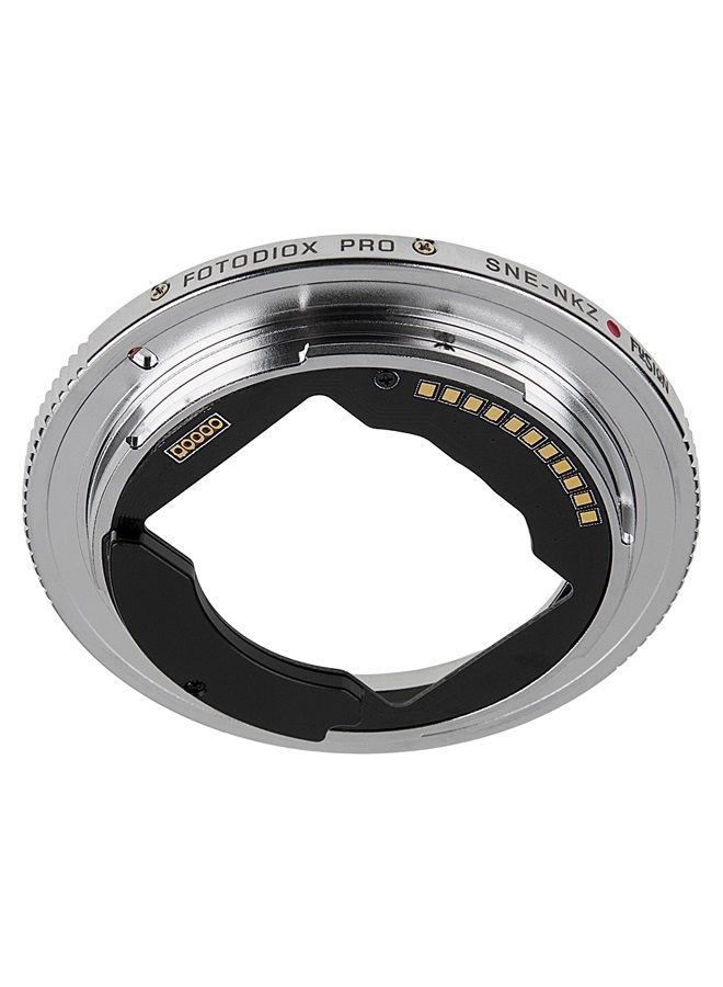 Fotodiox Pro Fusion Adapter, Smart AF Adapter - Compatible with Sony Alpha E-Mount Mirrorless Lenses to Nikon Z-Mount Mirrorless Full Frame Cameras with Full Automated Functions - Image 2