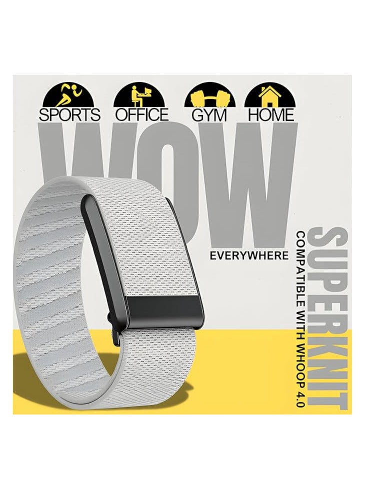 Nylon Sport Replacement Band Compatible with Whoop 4.0 Band, Soft and Comfortable Replacement Strap | Elastic & Easy to Use Wristband  - Image 3