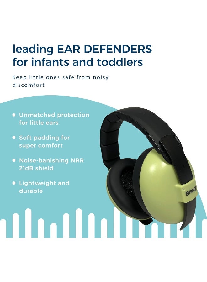 Banz Banz Bubzee Baby Ear Defenders 0-36 Months, Noise Cancelling Headphones for Kids - Image 3