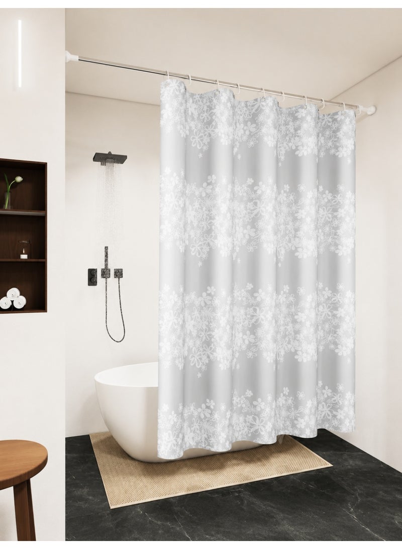 Bathroom Shower Curtain Waterproof Plastic Shower Curtain Premium PEVA Non-Toxic with Rust Proof Grommets Bathroom Accessories 180x200
