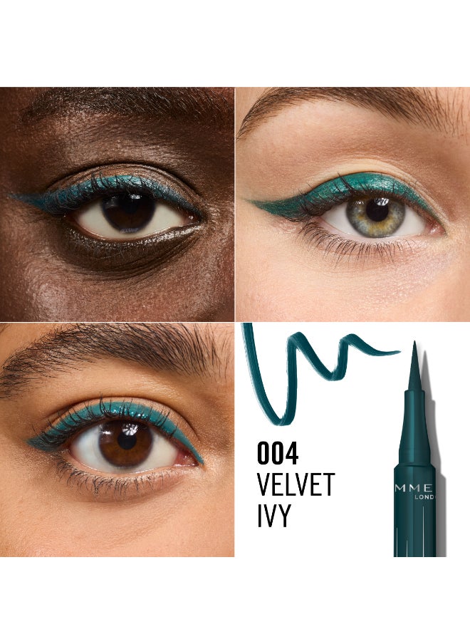 RIMMEL LONDON - Wonder'Ink Precision Eyeliner Pen - 004 - Velvet Ivy, 1ml - Image 1
