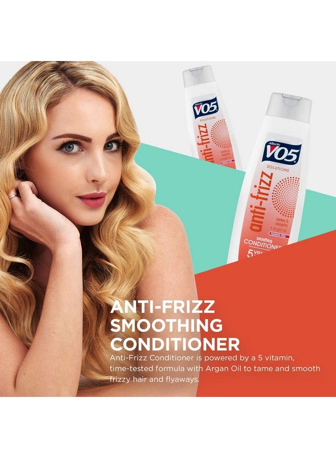 VO5 O5 Solutions Antifrizz Conditioner 11 Fl Oz Help Tame And Smooth Unruly Hair Giving You A Sleek Beautiful Look - Image 4
