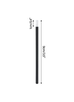g2plus Disposable Nail Brushes100Pcs Disposable Lip Brush Applicators Lip Brushes Lipstick Lip Gloss Wands For Makeup Pyo Cookie Paint Brushes (Black)  - Image 3