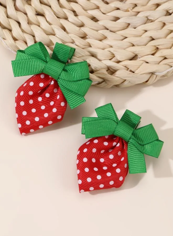 Take Two Set of 2 - Strawberry Hair Clips