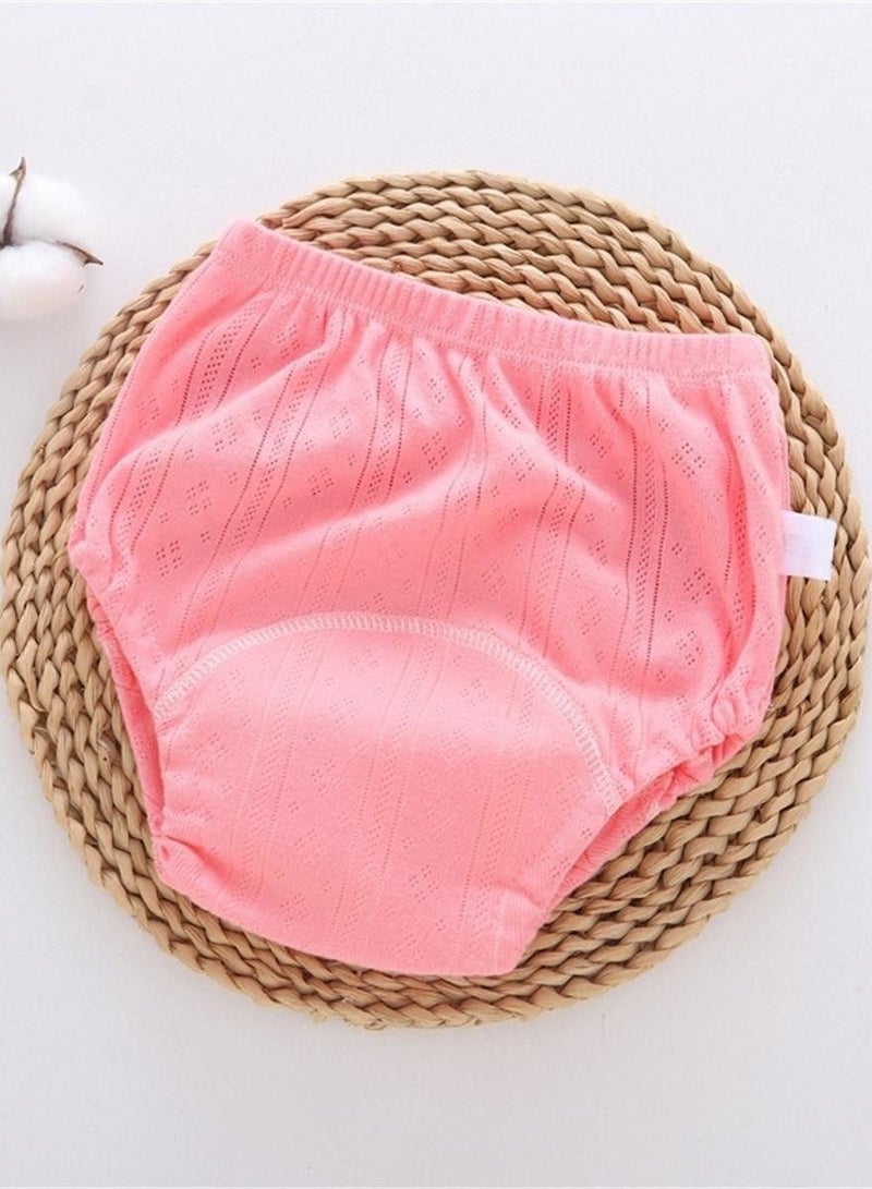 Loquat Baby Training Pants Can Be Washed With 6 Layers Of Gauze Breathable Pink