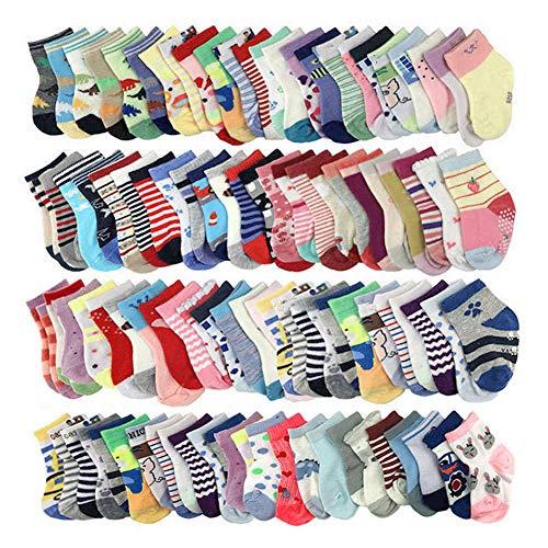 WAFUNNE Baby Boys Socks Wholesale 20 Pairs Baby Socks Cotton Boy 0-12 months - Image 1