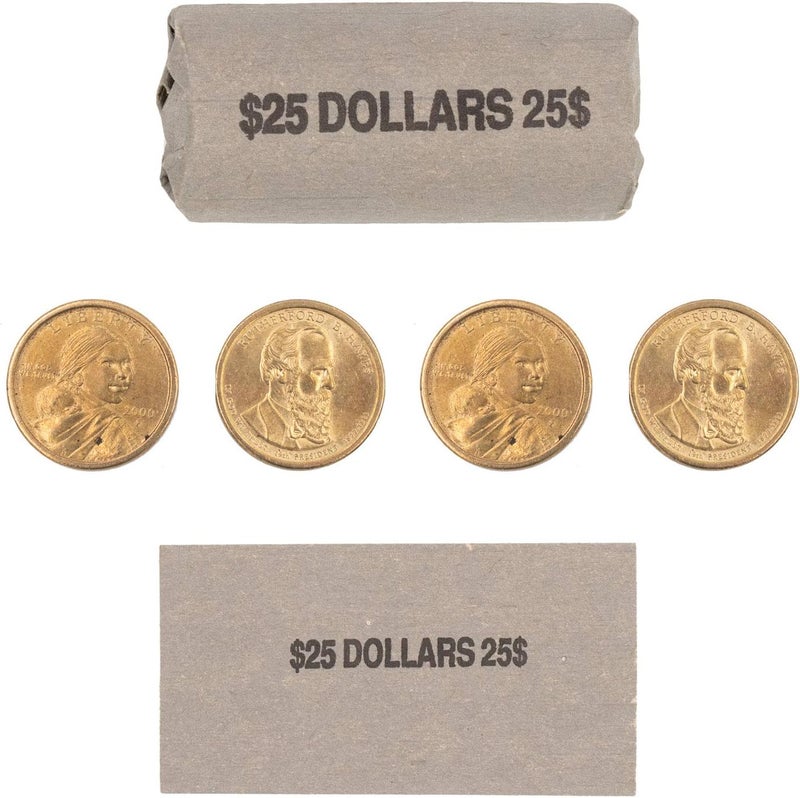 CAROUSELCHECKS Sacagawea Dollar Coin Flat Wrappers Solid Bundle of 100 - Image 2