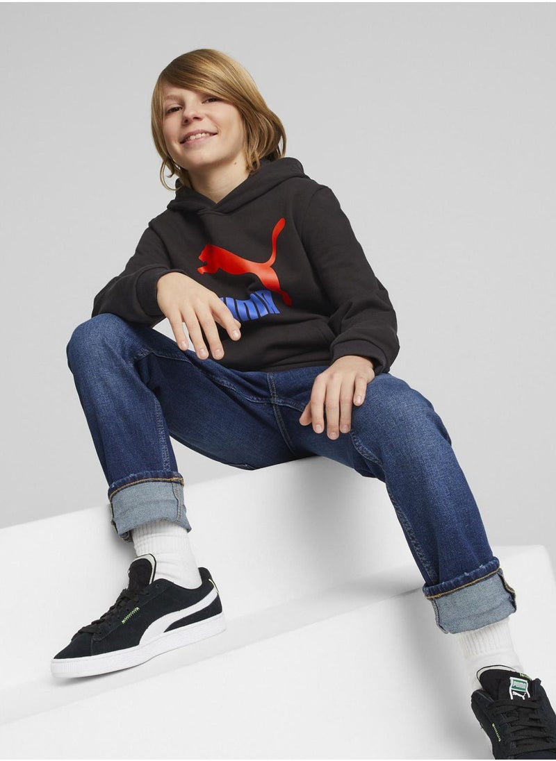 PUMA - Youth Classics Logo Hoodie - Image 1