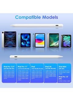 Generic Stylus Pen for iPad 9th & 10th Generation - Tilt Function & 2X Faster Charging Compatible with 2018-2022 10/9/8/7/6 Air 3/4/5 Mini 5/6 Pro 11"/12.9"  - Image 4
