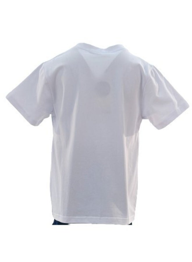 JOANNA JOANNA 23KY314B Boy's Magic Print Round Neck Short Sleeve T-Shirt - White - Image 3