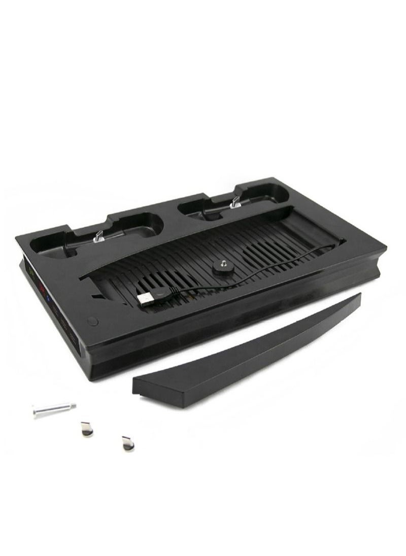 Flash Hawk PS5 Cooling Station with LED Light and Dual Controller Charger for Playstation 5 Console Ultra HD and Digital Edition  - Image 1