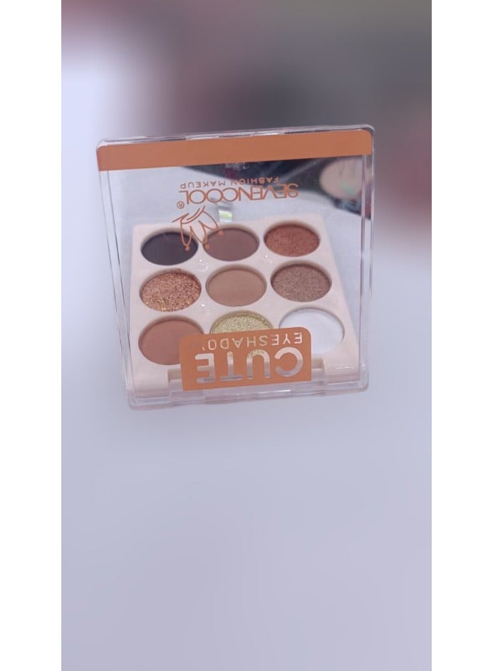 Sevencool Makeup Professional 9-in-1 Blusher Palette – Blush, Highlighter, Contour, and Eye Shadow for All Skin Tones - Image 3