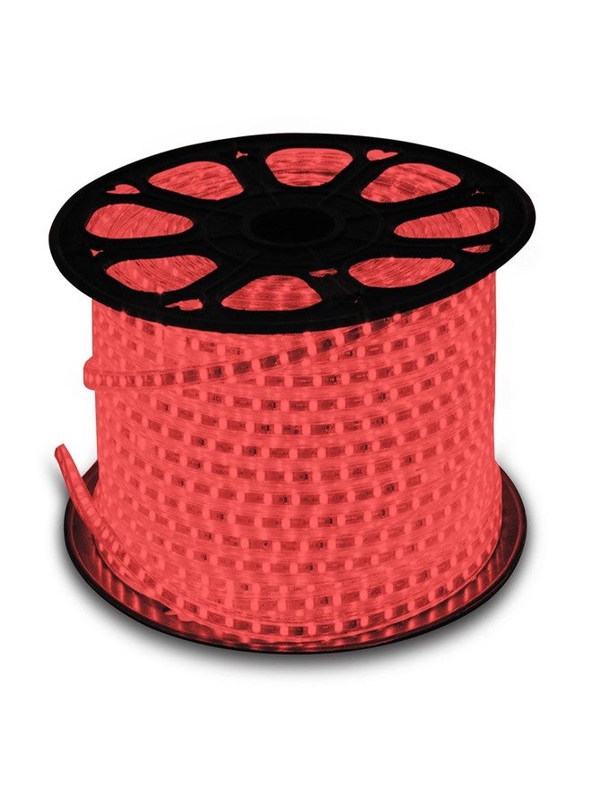 wipro Garnet 50 Meters Led Strip Light| 60 LEDs/Mtr | Red | Ip65-Waterproof | Flexible Rope Light for Outdoor & Indoor Decoration Strip for Balcony, False Ceiling|Pack of 1 - Image 1