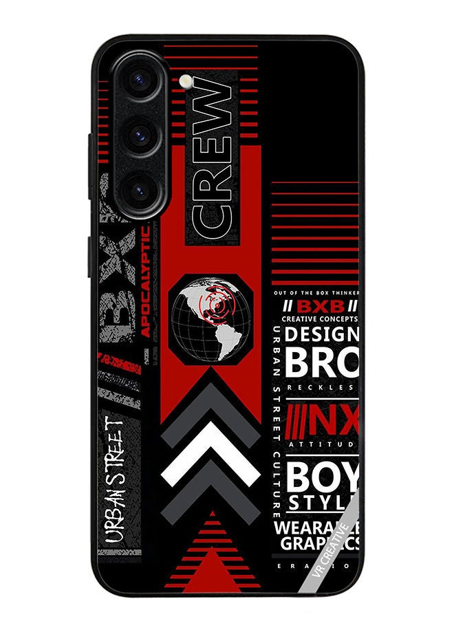 VR CREATIVE Protective Case Cover For Samsung Galaxy S23 Bxb Logo Design Multicolour - Image 1