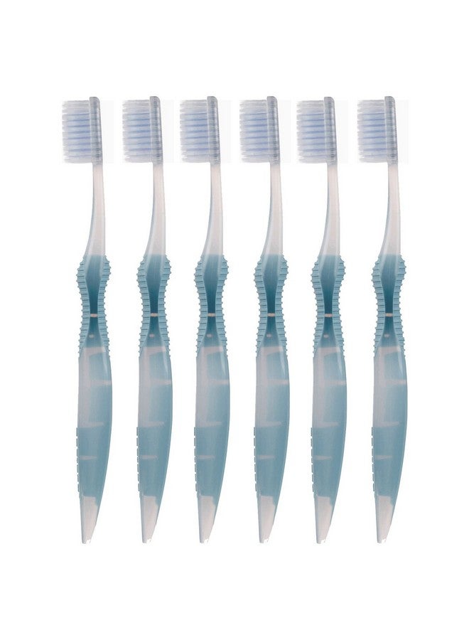 Sofresh Flossing Toothbrush - Adult Size | Your Choice of Color | (6, Blue)