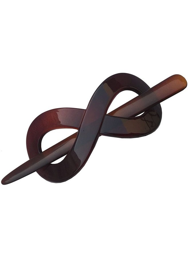 French Infinity Brown Tortoise Shell Hair Slider Pin Thru Barrette Clip With Stick For Fine Hair Women And Girls - pzsku/Z054892958EE63A57CF6EZ/45/_/1734182982/158e09d7-76d5-4c41-8bf1-f37090476533