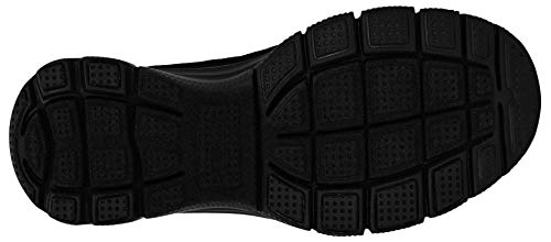 SKECHERS حذاء سكيشرز النسائي سهل الارتداء - لاتيه مولا، أسود/رمادي، 7.5 M US - Image 4