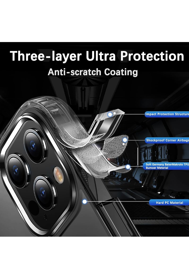 ELTRAZONE iPhone 16 Pro MagSafe Case – 6.3" Military-Grade Protection with Scratch-Resistant Magnetic Cover - Image 5