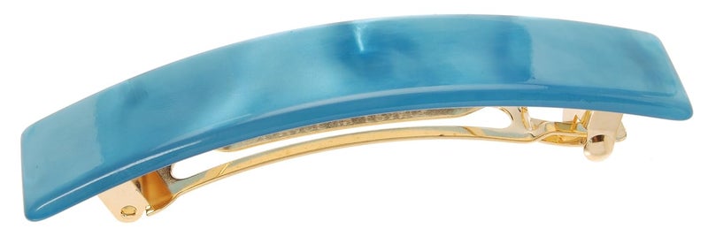 France Luxe Classic Rectangle Barrette  Nacro Riviera