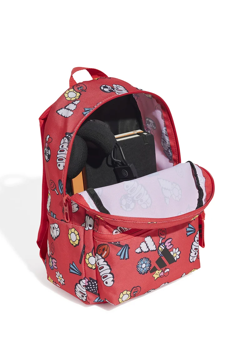 Adidas Kids Doodle Graphic Printed Backpack