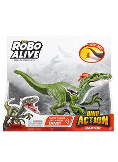 ROBO ALIVE ZURU ROBO ALIVE Dino Action S1 Raptor for Ages 3+  - Image 5