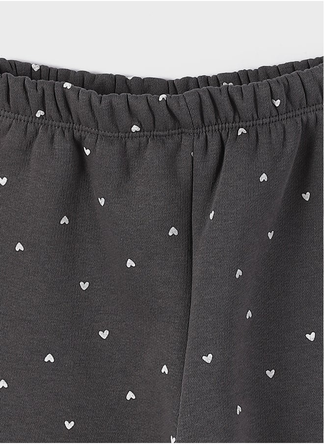 LC WAIKIKI Elastic Waist Printed Baby Girl Sweatpants  - Image 3