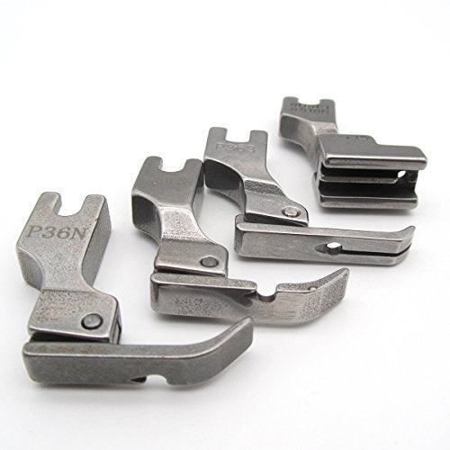 ckpsms KUNPENG - #P36N+P36LN+P363+S518N 1SET 4PCS Different Zipper Presser FEET FIT for Industrial Single Sewing Machines - Image 4