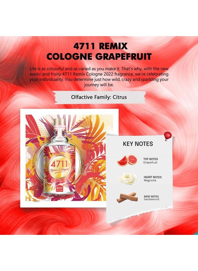 4711 REMIX COLOGNE GRAPEFRUITE edc vapo 100 ml - Image 5