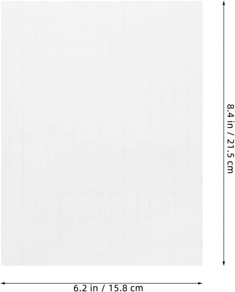 Gadpiparty 50pcs Self Adhesive Laminating Sheets No Heat Required Transparent Photo Film for Easy Photo for Use - Image 4