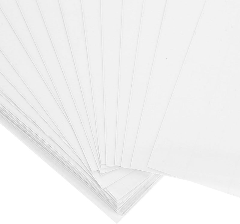 Gadpiparty 50pcs Self Adhesive Laminating Sheets No Heat Required Transparent Photo Film for Easy Photo for Use - Image 2
