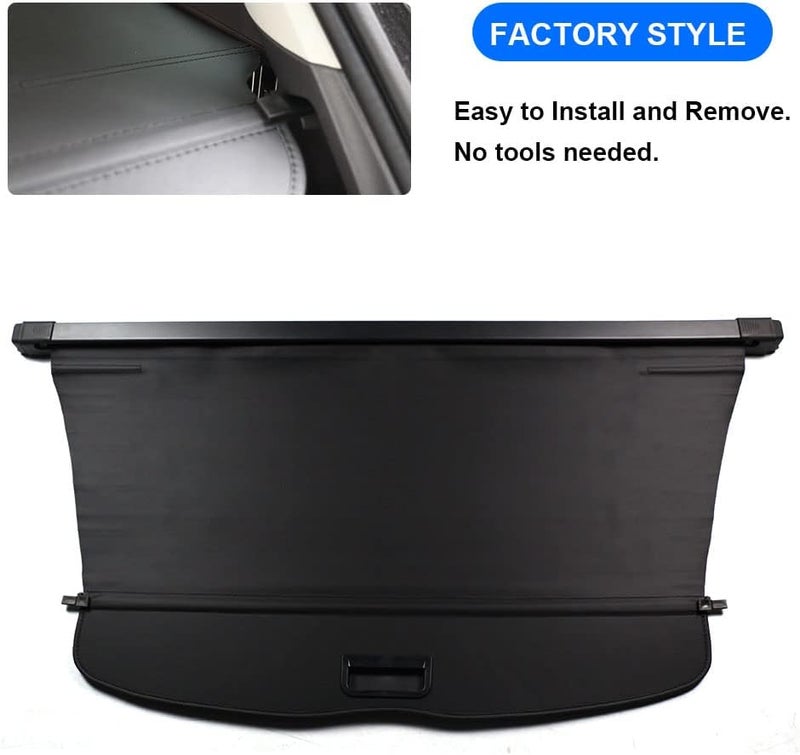 BOPARAUTO Cargo Cover for Honda CRV 2023 - Black Trunk Shade and Luggage Security Cover - Image 2