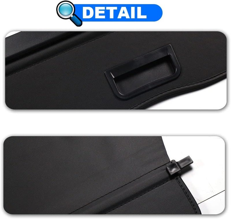 BOPARAUTO Cargo Cover for Honda CRV 2023 - Black Trunk Shade and Luggage Security Cover - Image 3