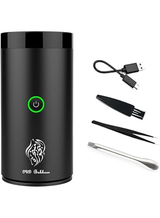 أتشز موزع عطور كهربائي مبخرة البخور بتصميم صغير للسيارة، قابل لإعادة الشحن بمنفذ USB، موزع روائح محمول للسيارة والمنزل - Image 1