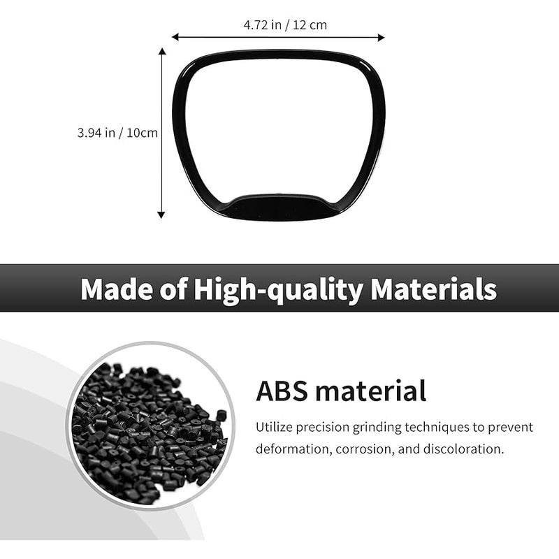 Steering Wheel Center Trim Cover Central Control Steering Button Frame Trim Compatible with Dodge Challenger Durango Charger 2015-2025 - Image 4
