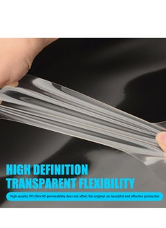 Excefore Auto Door Handle Protective Film, Car Door Handle Scratch Protection Cover Guard Film Stickers, Waterproof TPU Vehicle Handle Stickers, Compatible with Tesla Model Y Model 3  - Image 5