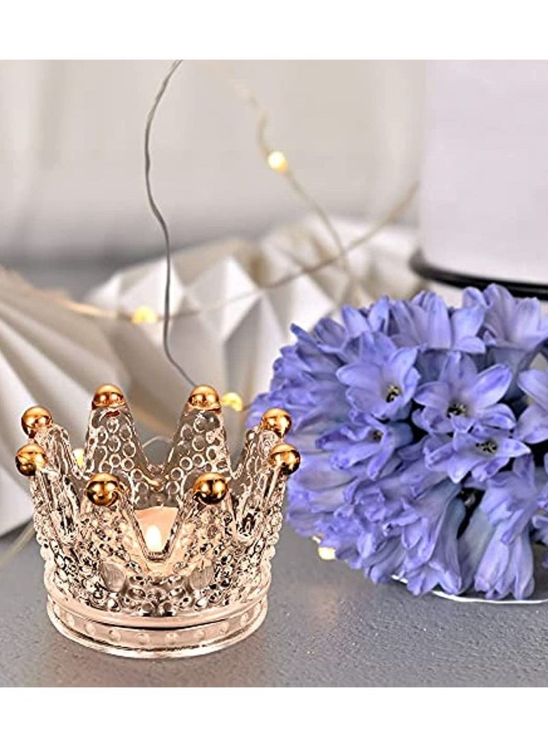 Loquat Crown Tea Light Candle Holders, Jewelry Holder for Wedding, Party and Home Decor  - Image 3