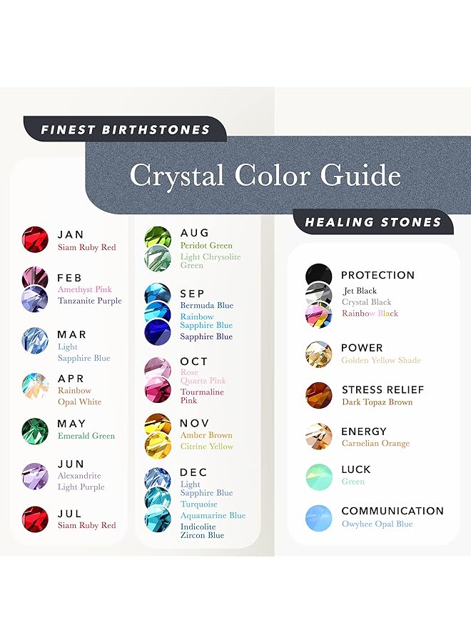 Leafael Infinity Love Heart Bracelet Birthstone Bracelets For Women With Healing Crystals Allergy Free Jewelry For Women With Gift Box Link Charm Bracelet With 7 Inch Chain And 2 Inch Extender - Image 5