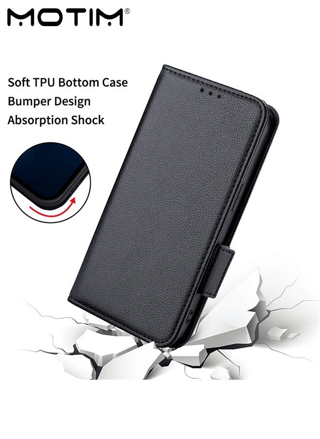 Motim Samsung Galaxy Z Fold 4 Wallet Case, Leather Flip Z Fold 4 Case with Pen Holder/Kickstand/Card Slot, Shockproof Scratch-Resistant Full Body Protective Galaxy Z Fold 4 Cover  - Image 5