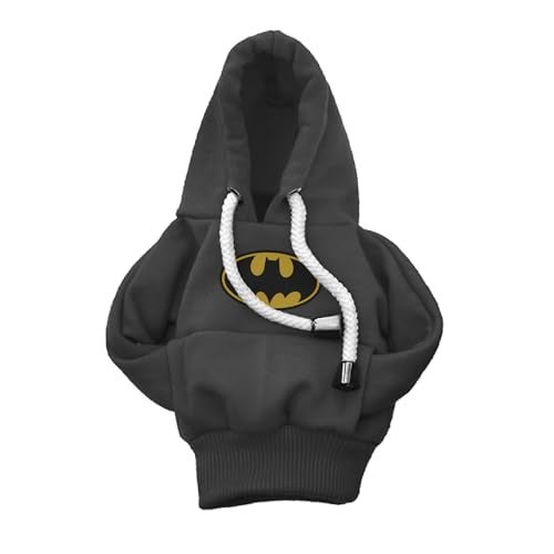woopme Cotton Car Gear Shift Hoodie | Shifter Funny Sweater Superhero Theme for Gearshift | Protector Decoration Accessories Knob (Black) - Image 1