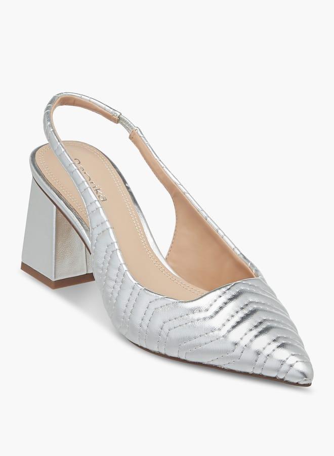 بابريكا صنادل نسائية مبطنة بكعب بلوك - Image 1