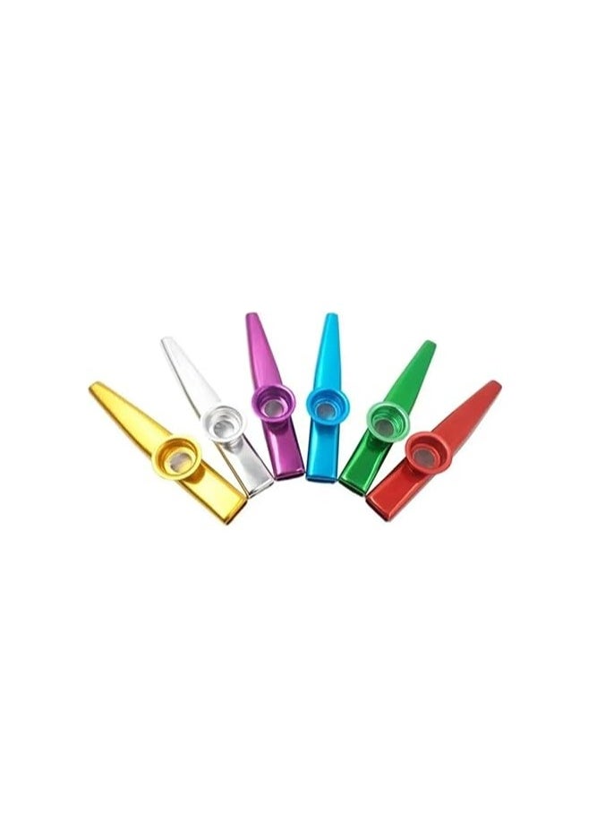 MySouq-Store Metal Kazoo Harmonica Mouth Flute Kids Party Gift Musical Instrument Professional Performce Diaphragm Guitar Ukulele Lovers  - Image 1