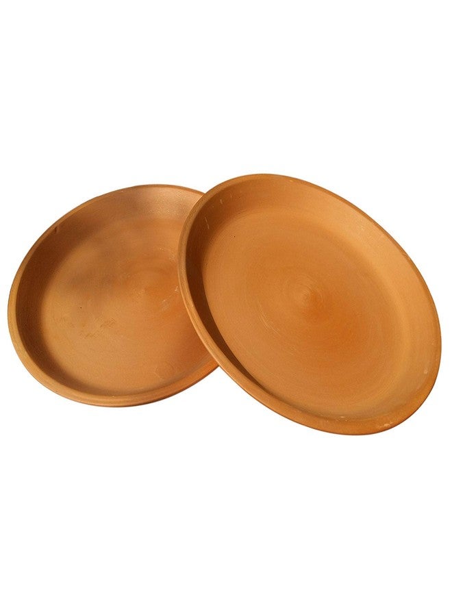 R.V. CRAFTS مجموعة من 6 أطباق تيراكوتا لتزيين جدران المنازل المتنقلة (بني) - Image 2