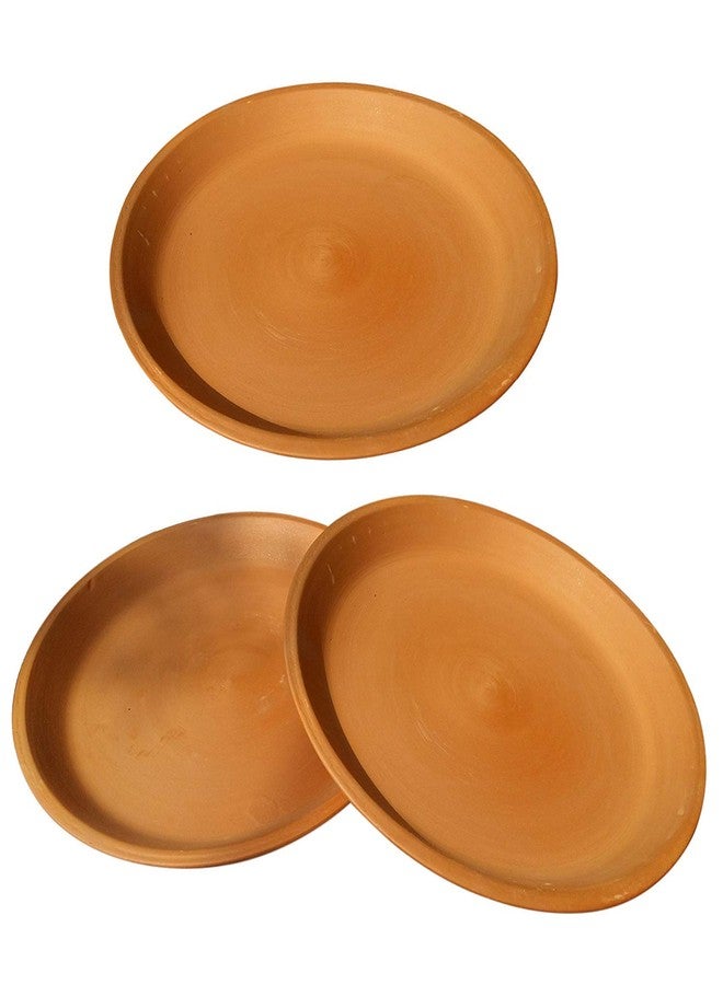 R.V. CRAFTS مجموعة من 6 أطباق تيراكوتا لتزيين جدران المنازل المتنقلة (بني) - Image 1