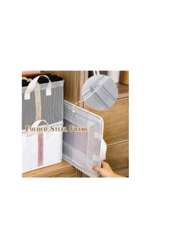 Generic 6PCS Clothes Storage Box, Stackable Wardrobe Clothes Organizer, Foldable Closet Storage Basket, Drawer Storage Organizer  - Image 5