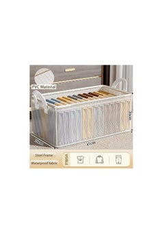 Generic 6PCS Clothes Storage Box, Stackable Wardrobe Clothes Organizer, Foldable Closet Storage Basket, Drawer Storage Organizer  - Image 4